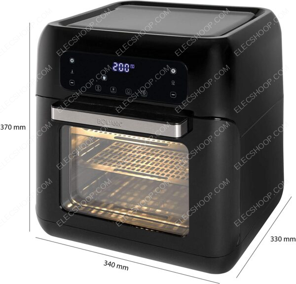 friteuses de la marque Bomann Friteuse Cuiseur à chaud Sans Huile polyvalent 11L – Image 3