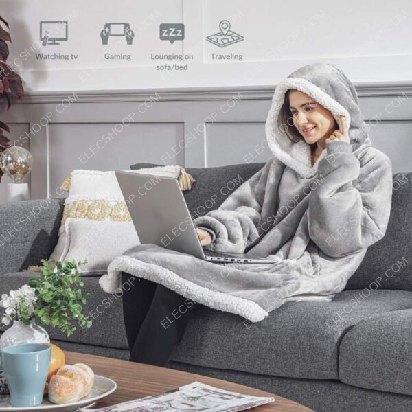 Sweat À Capuche avec manches femmes et hommes – Image 10