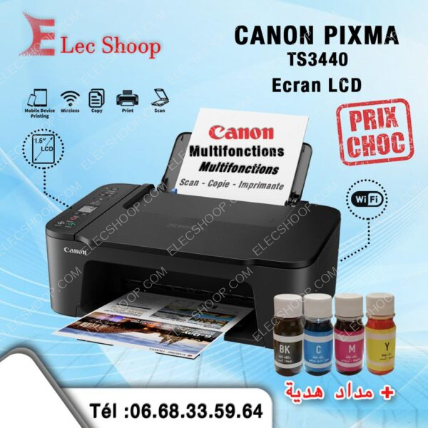 Canon PIXMA TS3440 - Imprimantes tout en un