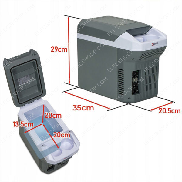 Glacière réfrigérateur NOFROST électrique 8 litres 12 v 24 v – Image 4