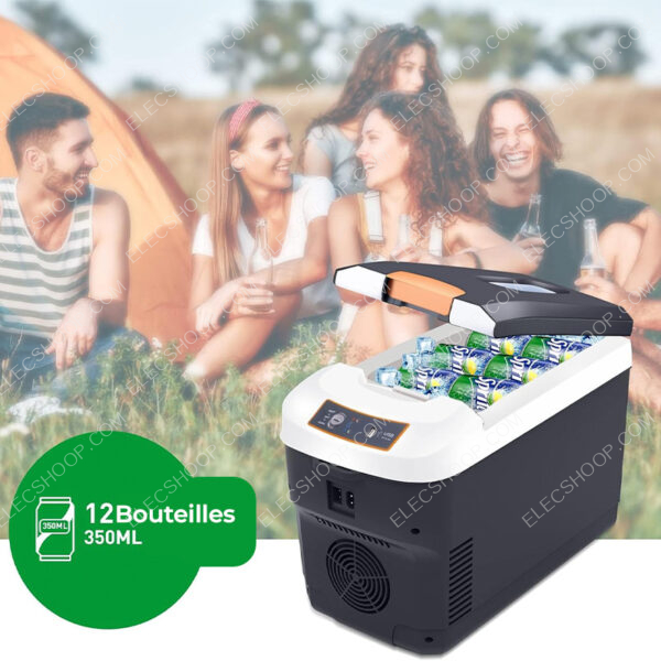 Glacière réfrigérateur NOFROST électrique 10 litres 12v 24v – Image 6