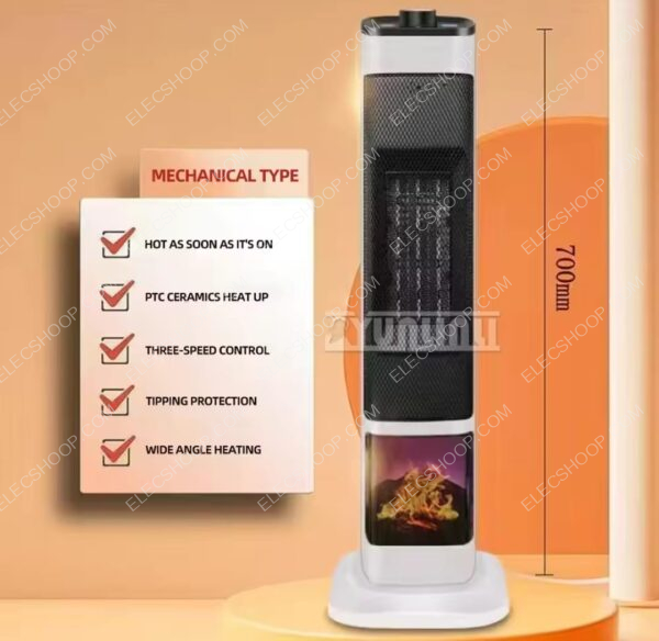 chauffage électrique avec télecommande 🔥🔥Souffleur d'air – Image 3