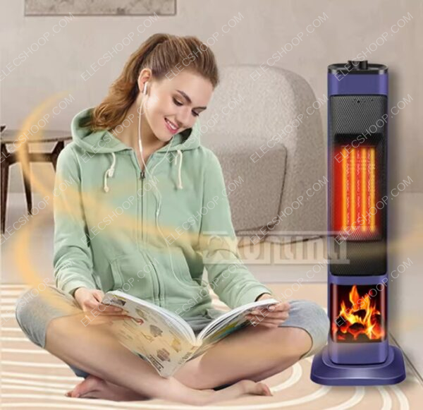 chauffage électrique avec télecommande 🔥🔥Souffleur d'air